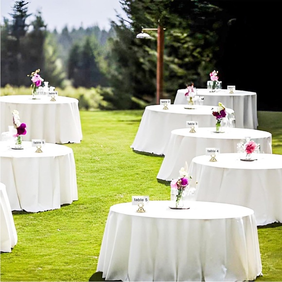 New 24 pcs Table Number Holders, Metal Finish Wire Picture Holders Place Card - Picture 8 of 8